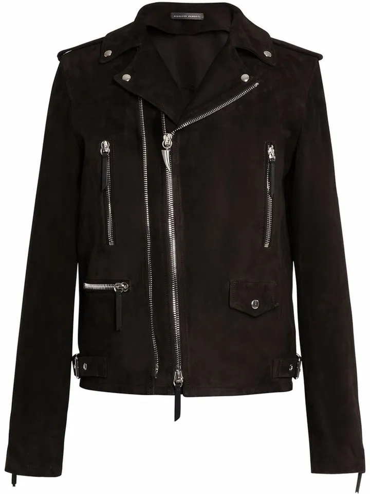 Suede Biker Jacket
