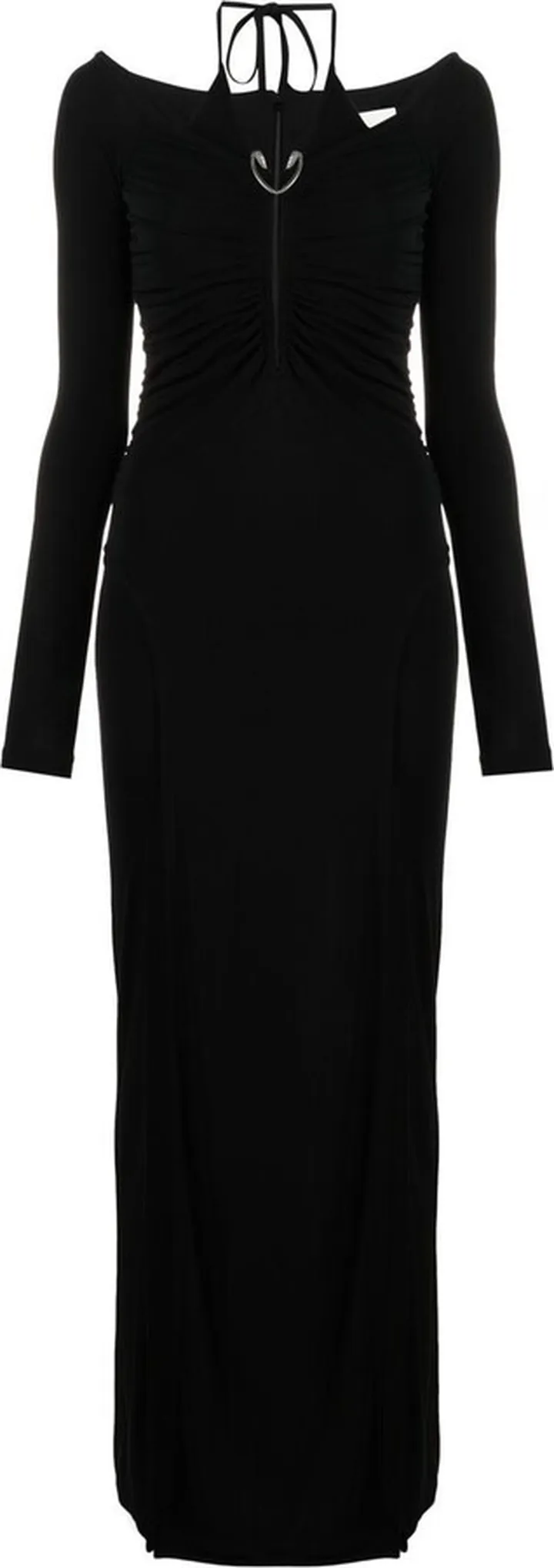 Mobious slit gown