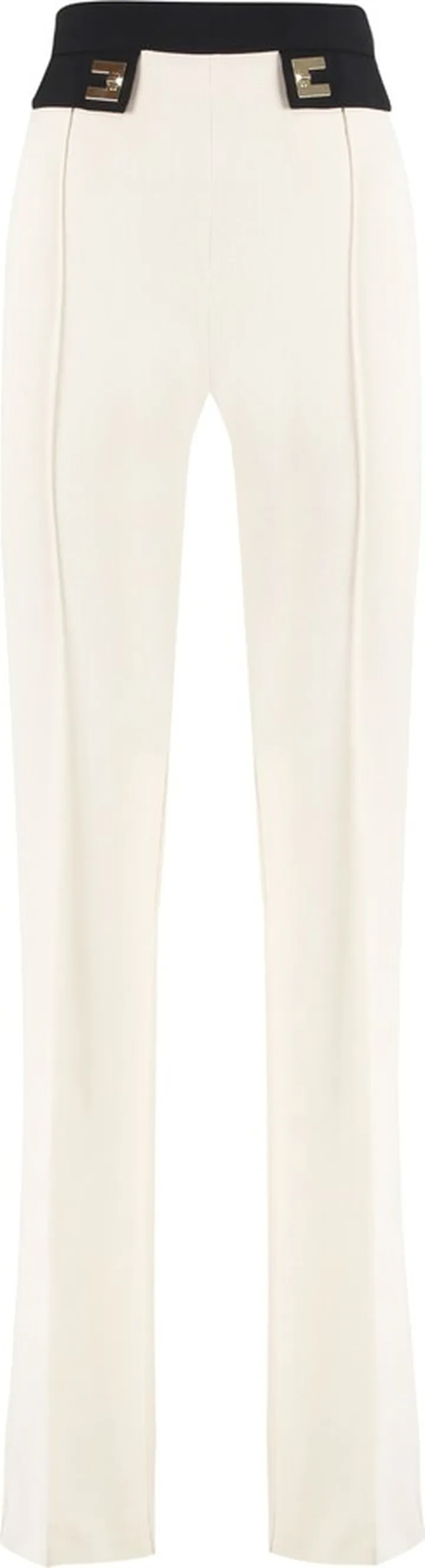 High-waist Crêpe Trousers