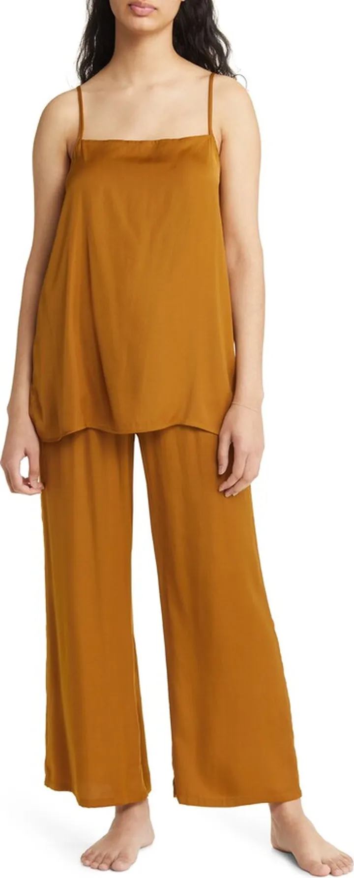 Satin Tunic Pajamas