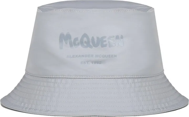 Alexander McQueen Logo Printed Bucket Hat