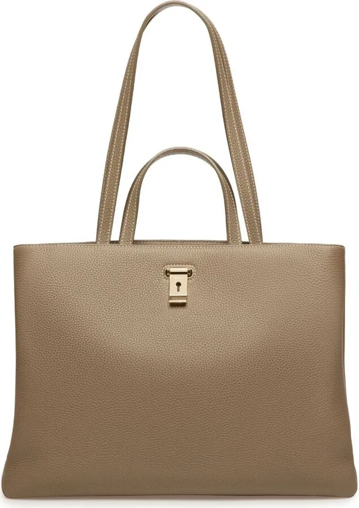 Lya leather tote bag