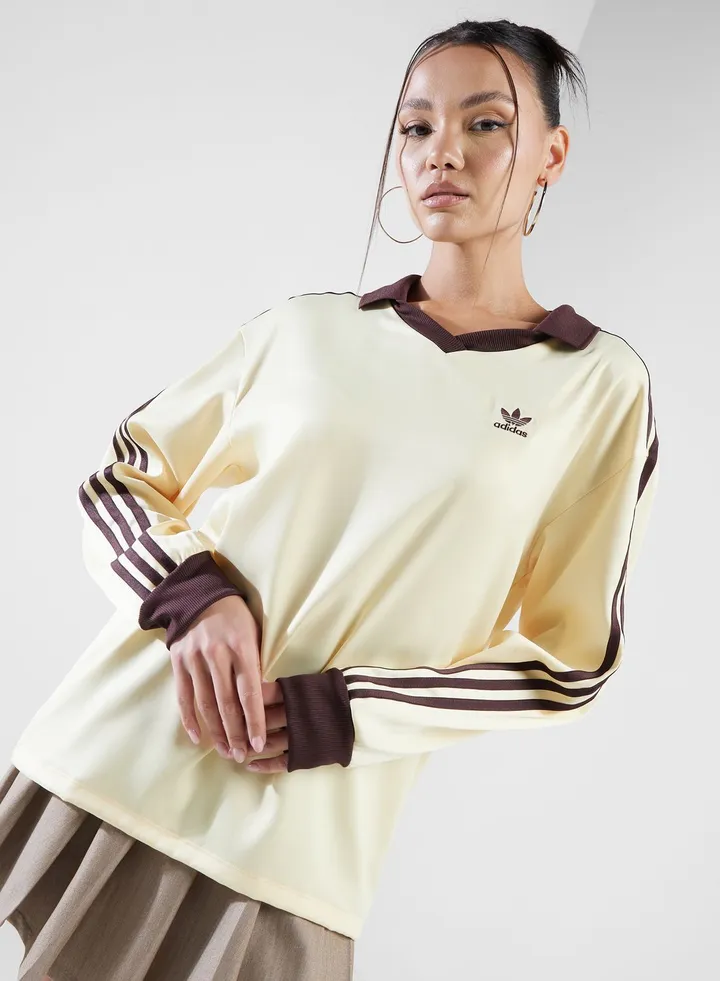 3 Stripes Satin T-Shirt