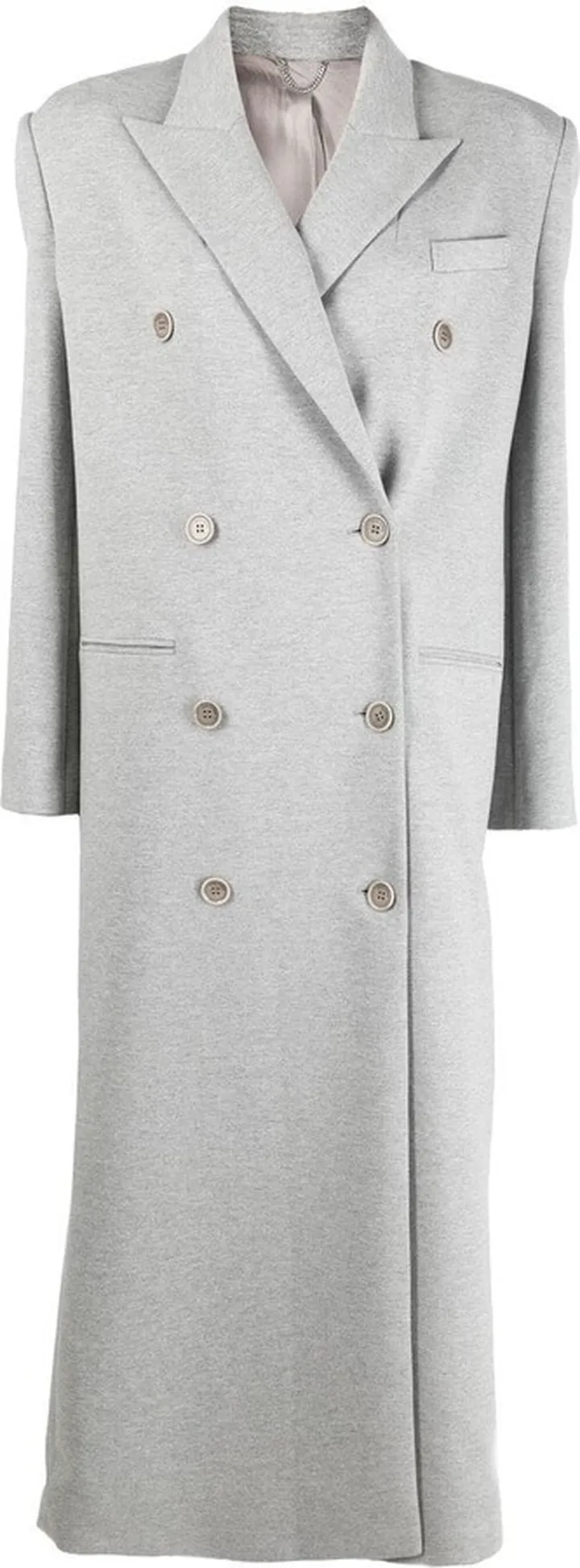 Double Breasted Ankle-Length Coat