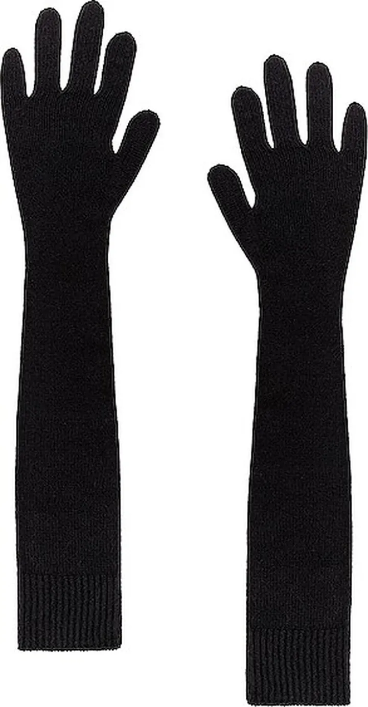The Row Dovera Gloves in Navy