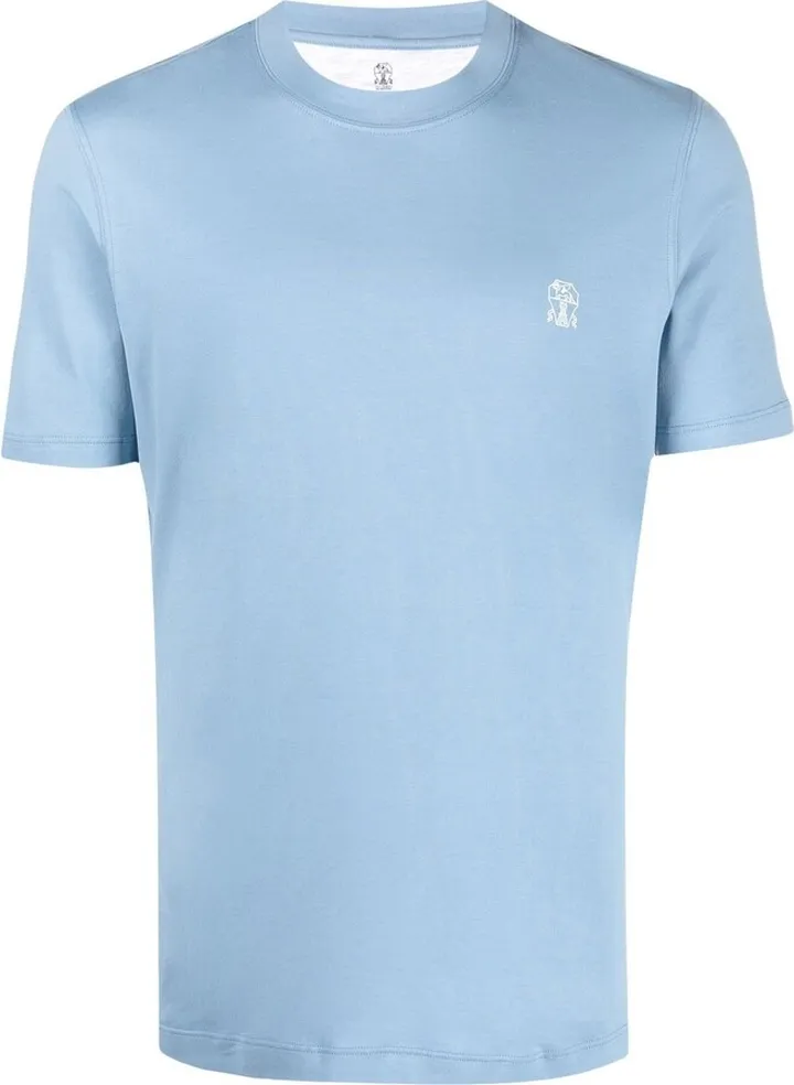 BRUNELLO CUCINELLI- Printed Cotton T-shirt