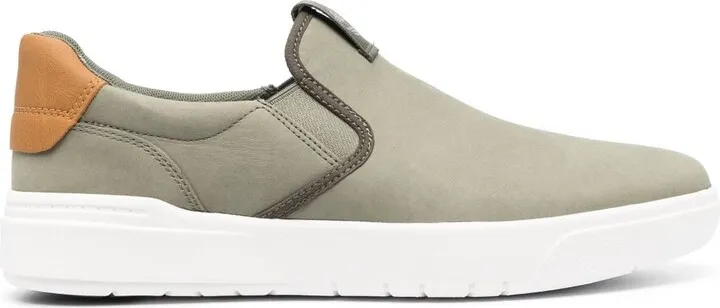 Round-Toe Slip-On Sneakers