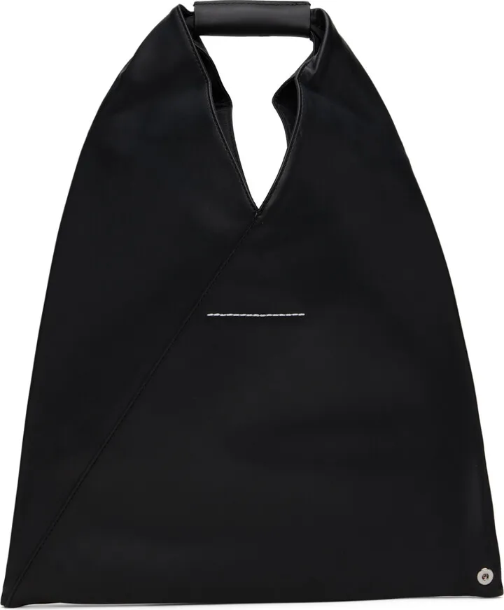 MM6 Maison Margiela Black Small Triangle Tote