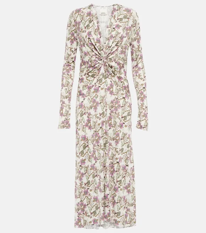 Janevea twist midi dress