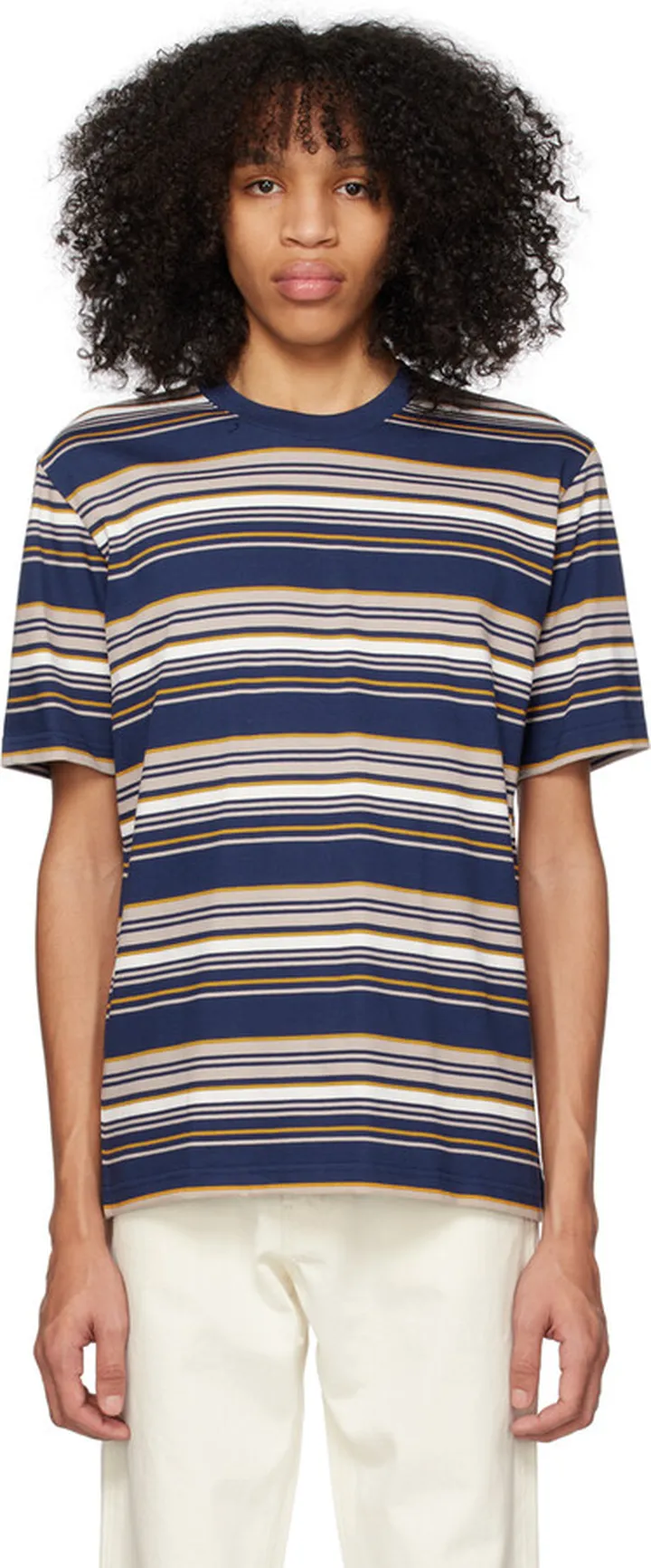 NORSE PROJECTS Navy Johannes Weekend T-Shirt