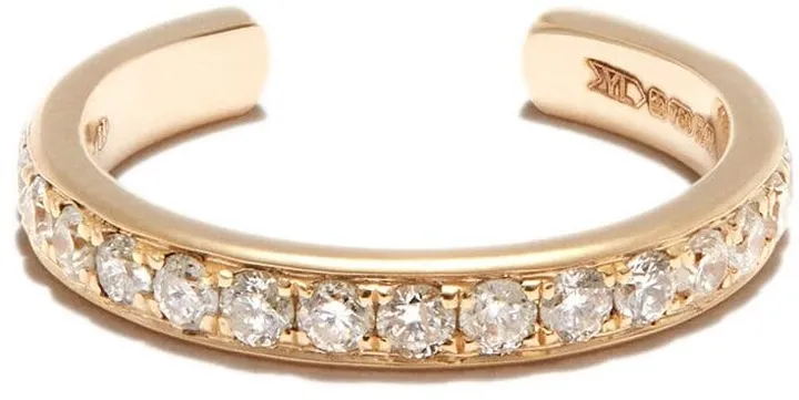 18kt Yellow Gold Diamond Ear Cuff