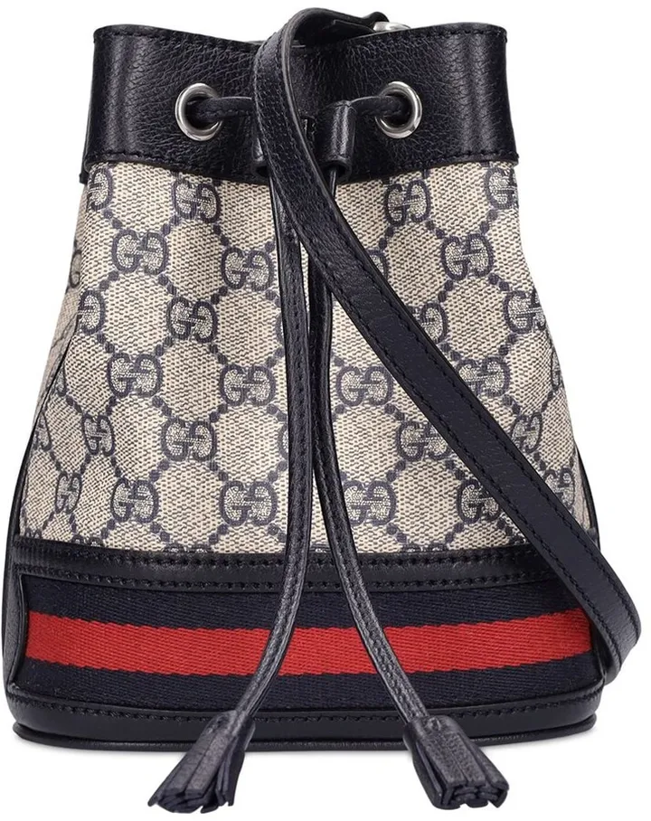 Mini Ophidia GG Supreme bucket bag