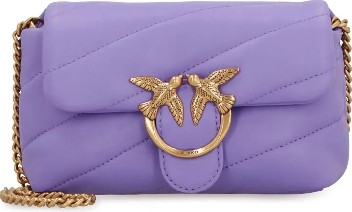 Baby Love Puff Leather Crossbody Bag