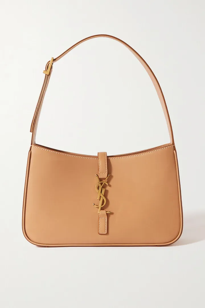 SAINT LAURENT - Le 5 À 7 Leather Shoulder Bag - Brown