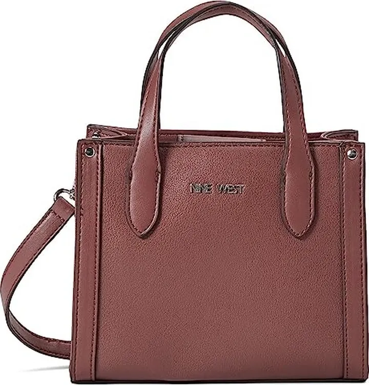 Nine West Candance Mini Tote Crossbody (Redwood) Handbags