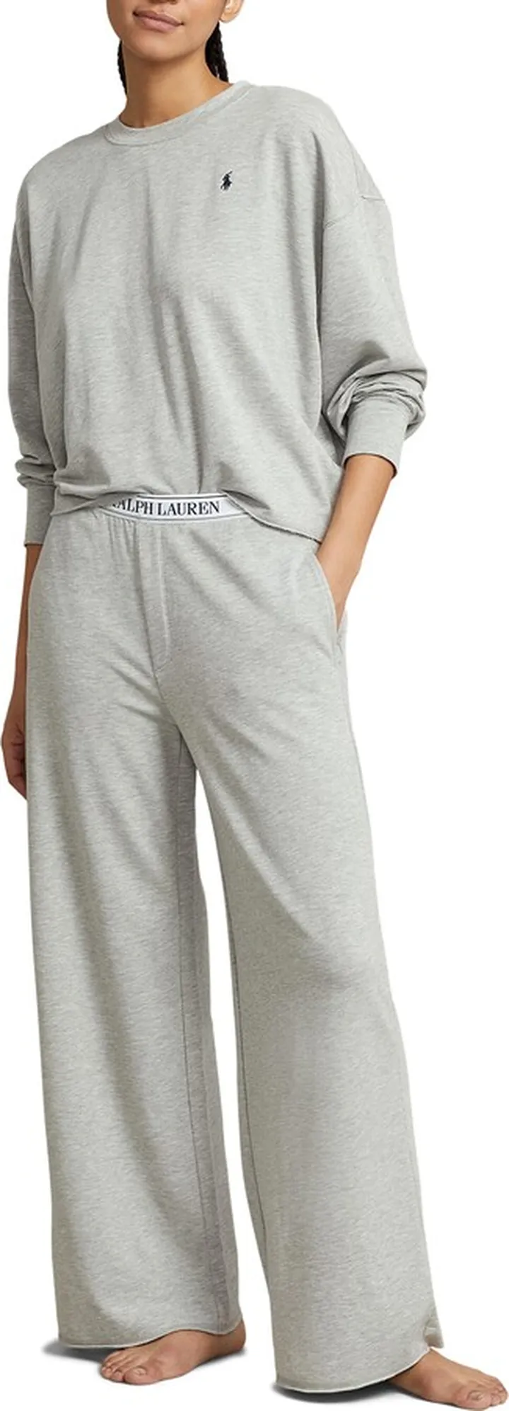 Sweatshirt & Wide Leg Pajamas