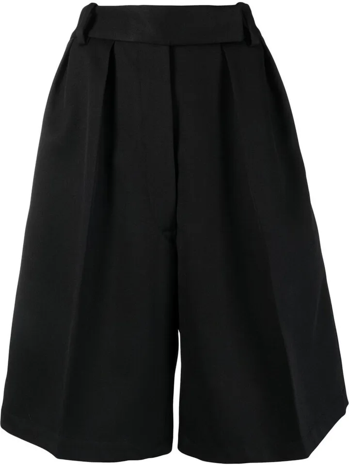 A-line tailored shorts