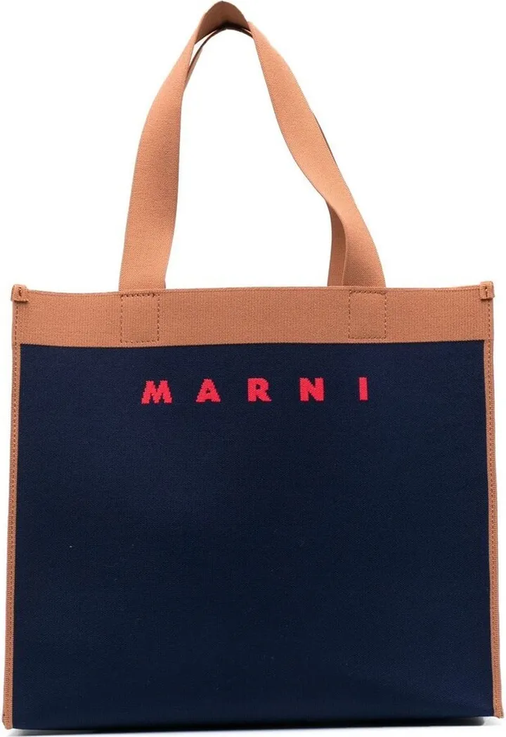 Logo-Jacquard Shoulder Bag