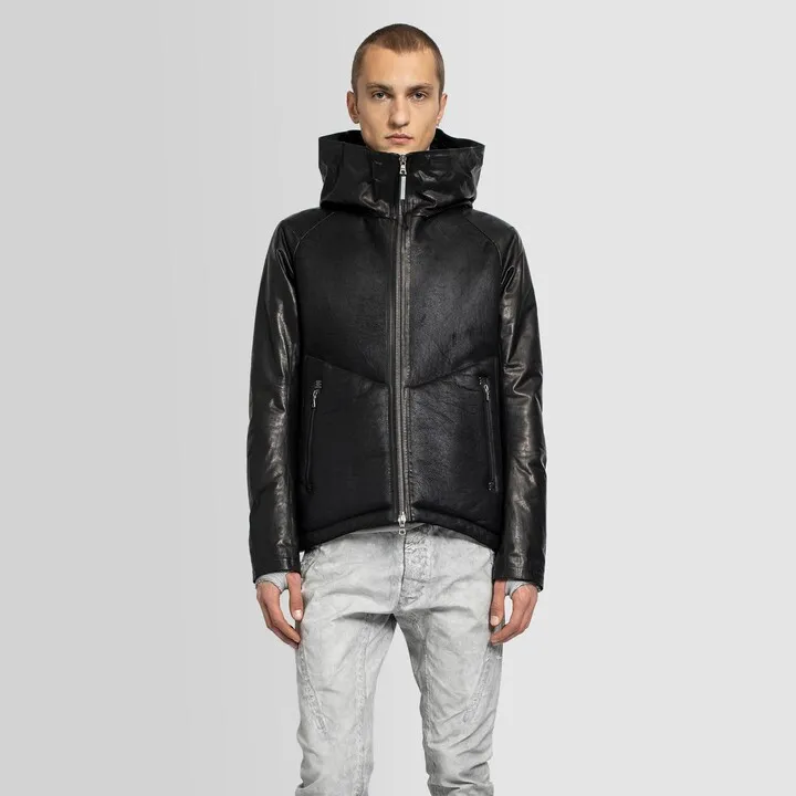 Isaac Sellam Man Black Leather Jackets