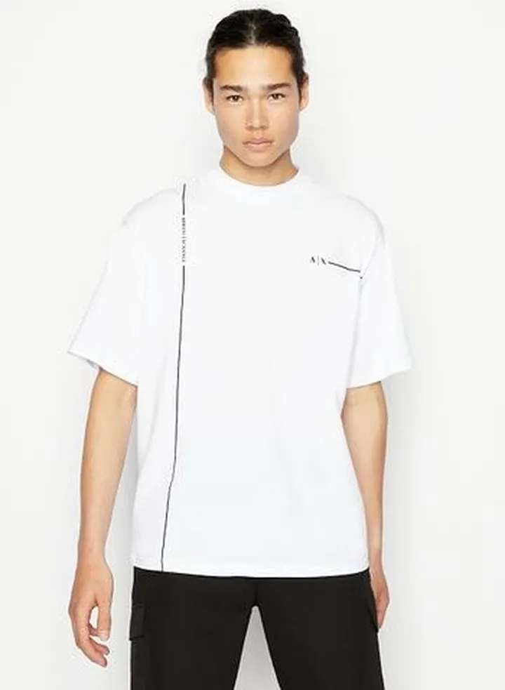 Relaxed fit organic jersey cotton t-shirt