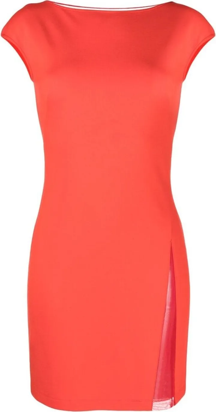 Cap-Sleeve Mini Dress