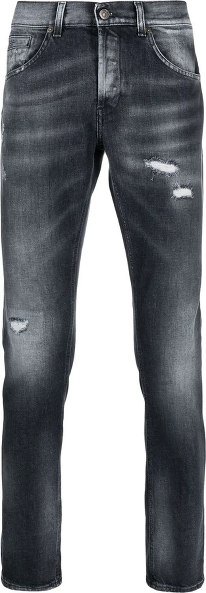 Ripped Mid-Rise Skinny Jeans