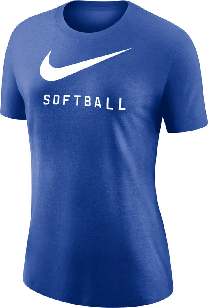 Nike Women's Swoosh T-Shirt in Blue