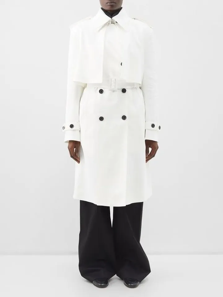 Convertible Hemp-blend Trench Coat