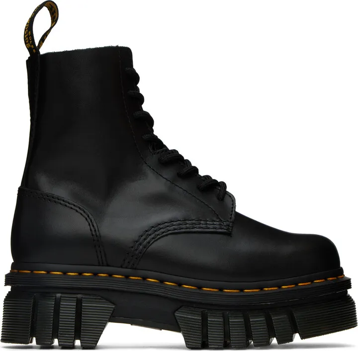 Dr. Martens Black Audrick 8-Eye Boots