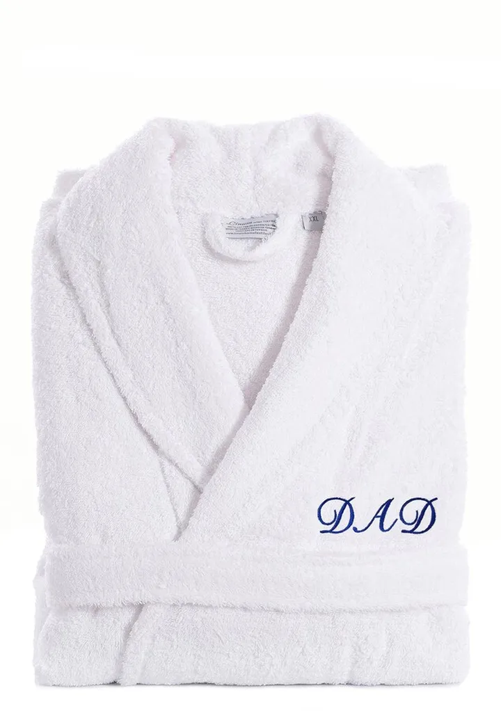 Terry Embroidered Bathrobe