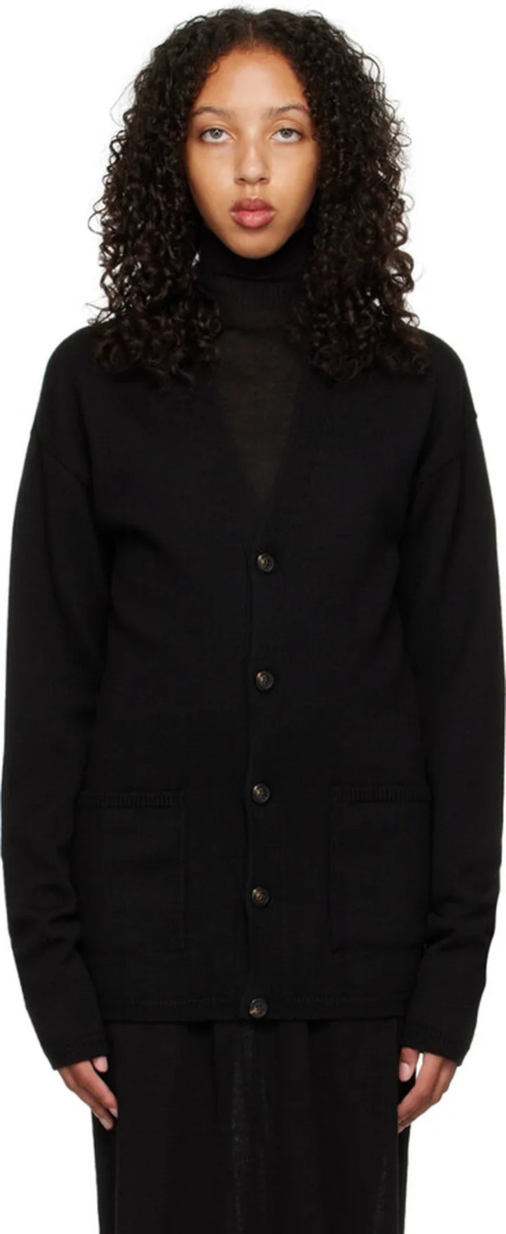 Rick Owens Black Peter Cardigan