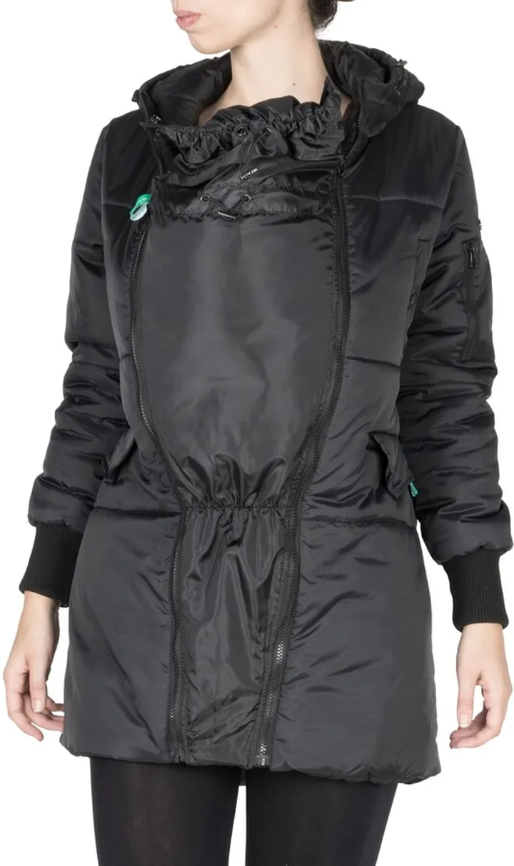 3-in-1 Hooded Maternity Puffer Jacket