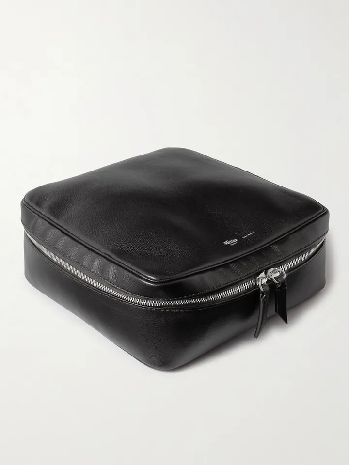 Small Full-Grain Leather Clothing Pouch