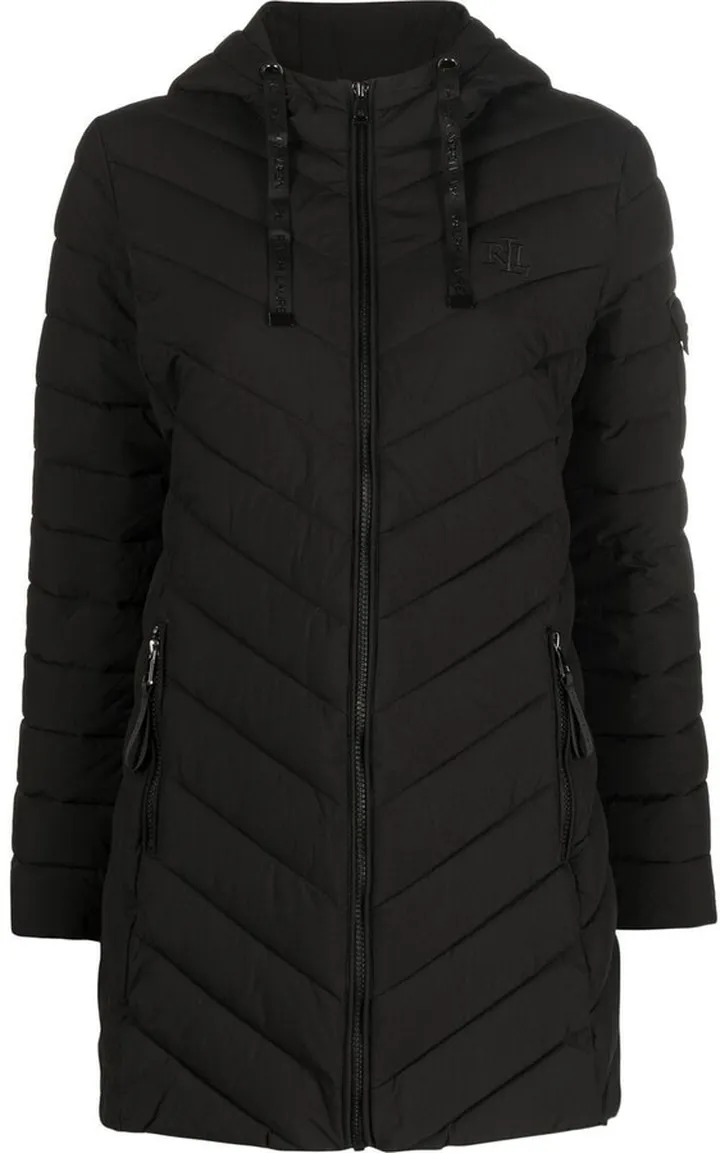 Insulated hooded puffer jacket