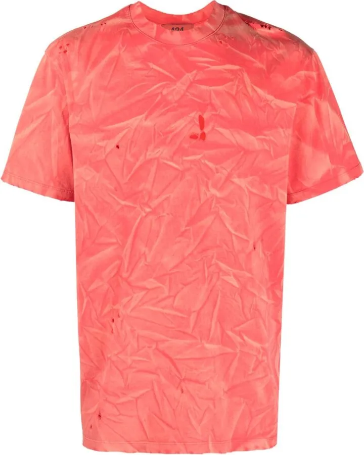 tie-dye short-sleeve T-shirt