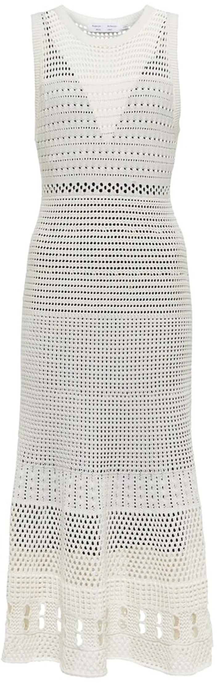 White Label silk-blend midi dress