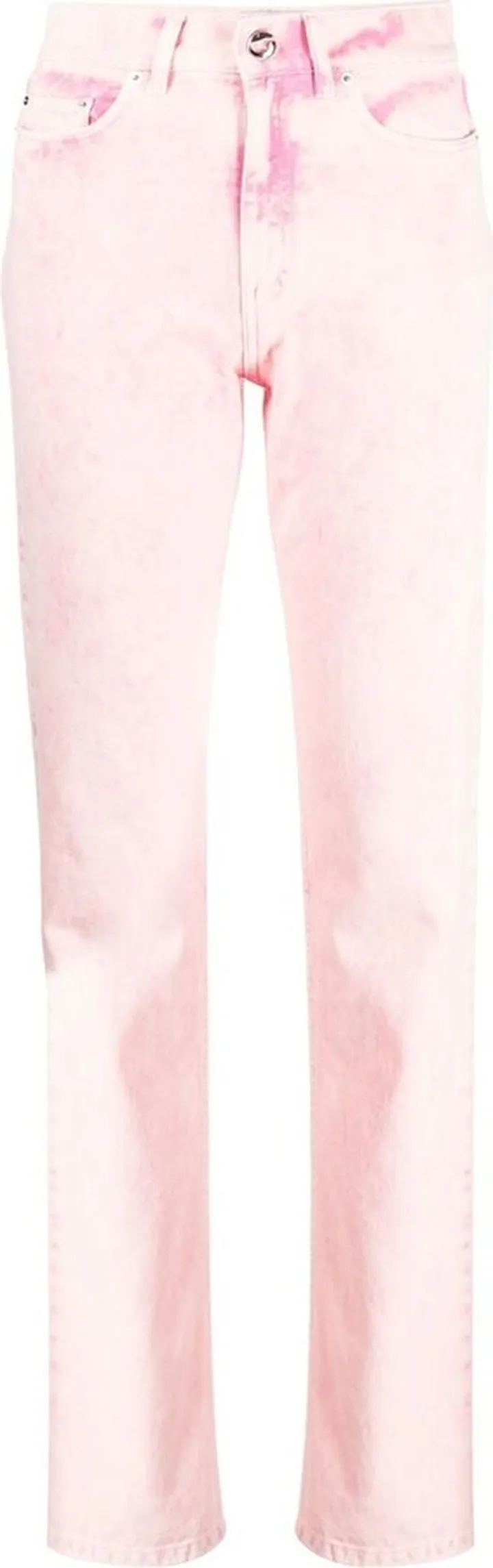 Acid-Wash Slim-Cut Jeans