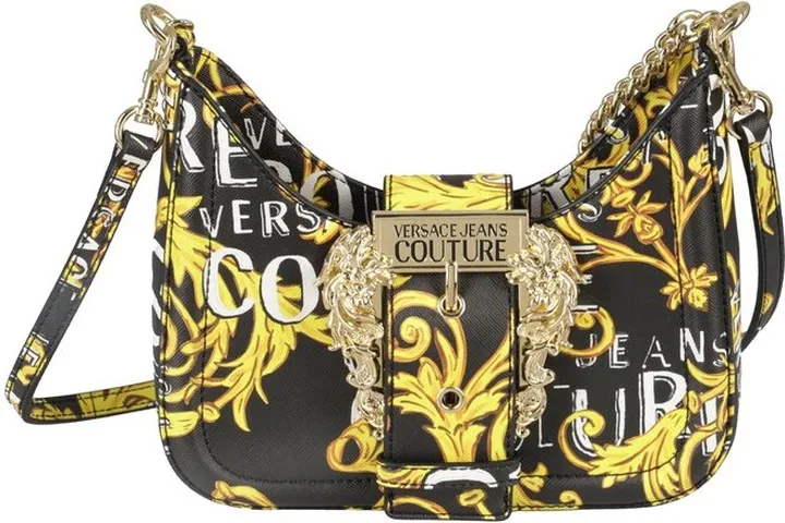 Versace Jeans Couture Couture-Printed Buckled Shoulder Bag
