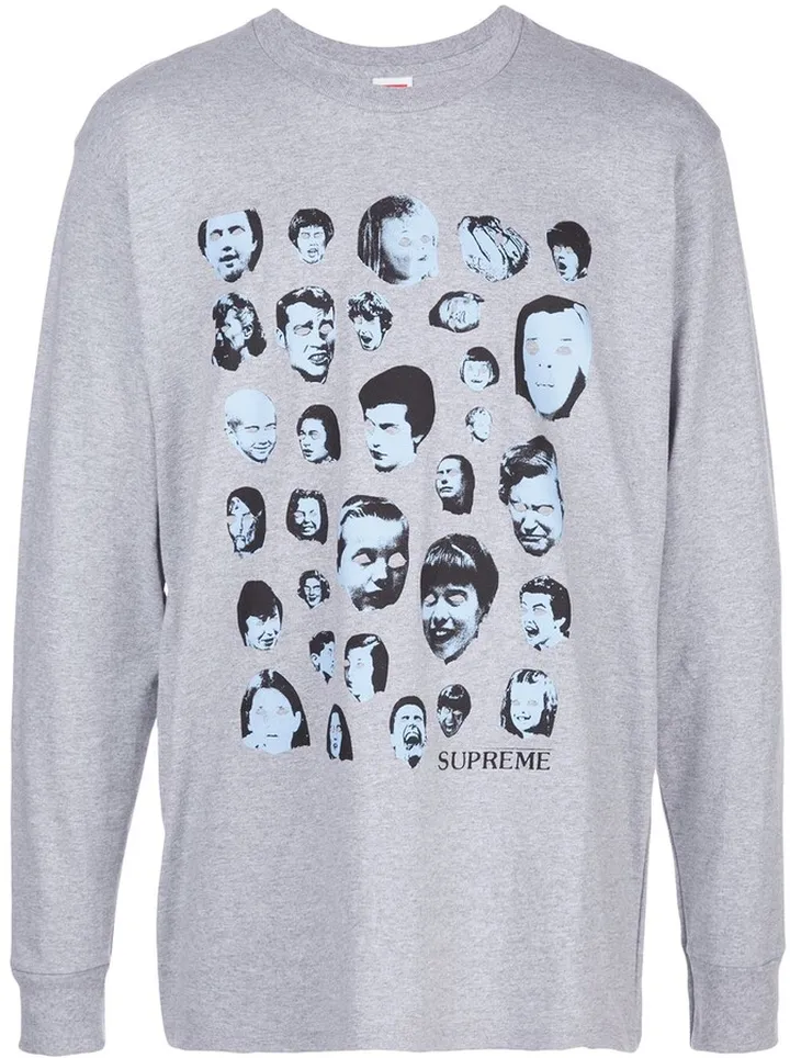 faces print T-shirt
