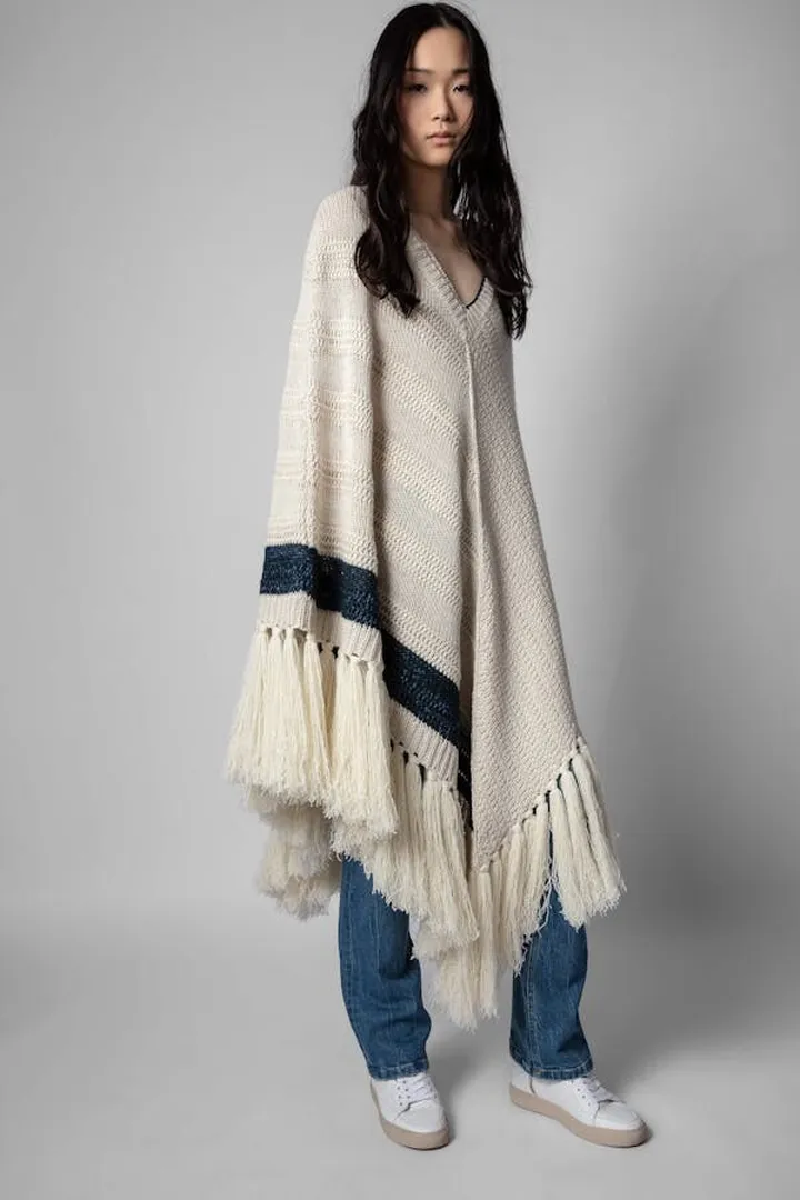 Linn Cashmere Poncho