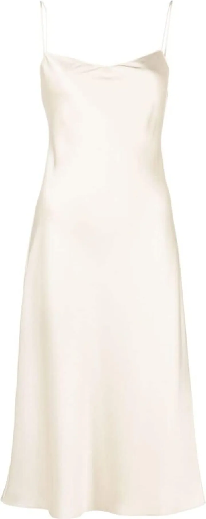Satin Slip Midi Dress