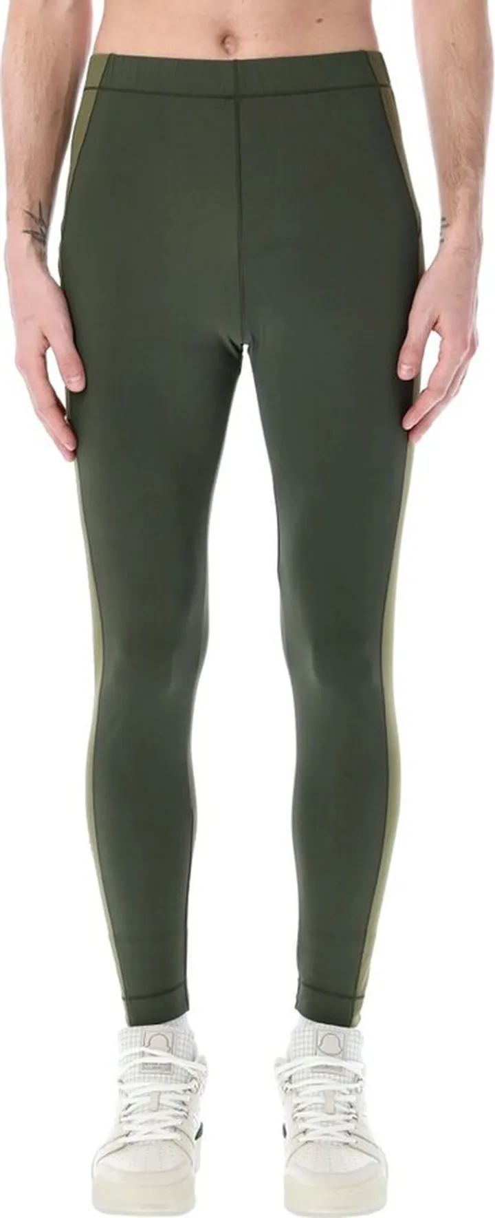 Moncler Grenoble Logo Detailed Jersey Leggings