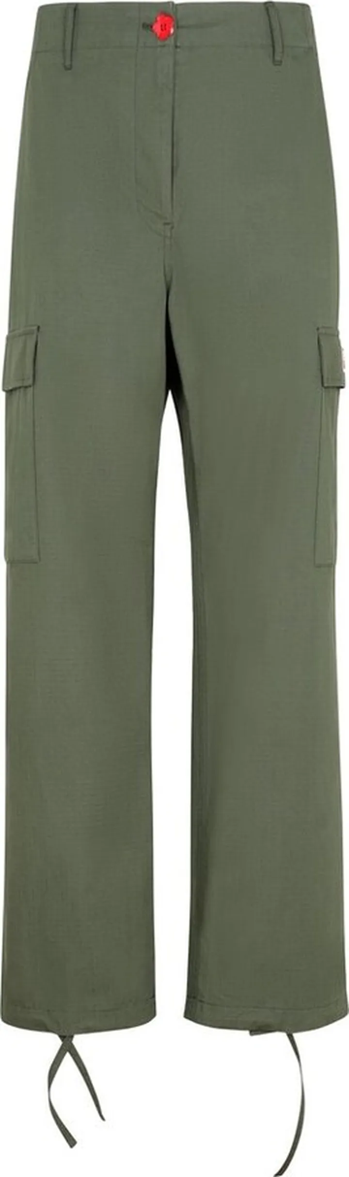 Kenzo Logo Detailed Straight-Leg Trousers
