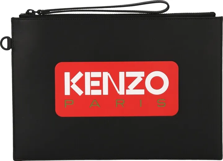 Logo Clutch Bag