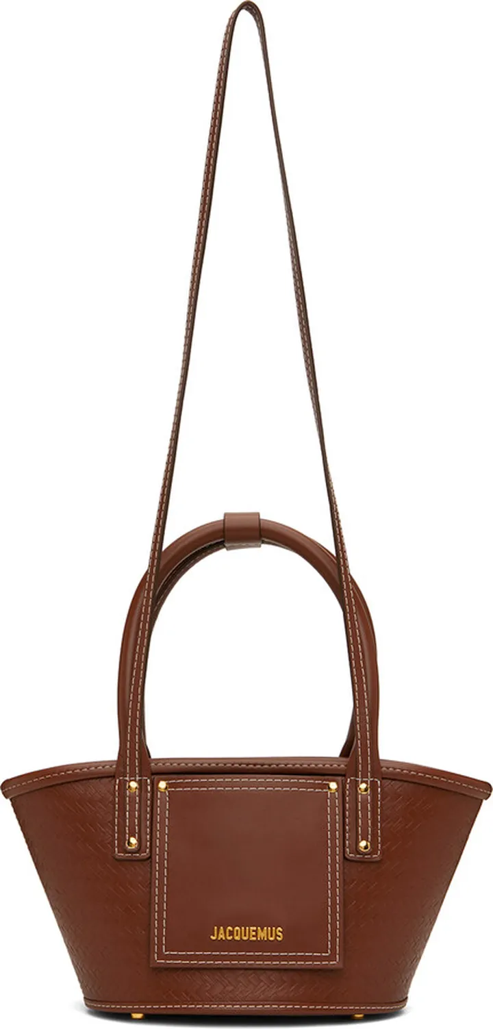 Jacquemus Brown 'Le Petit Panier Soli' Tote