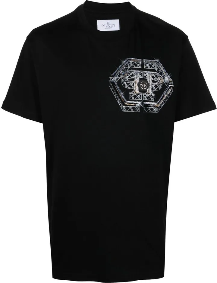 Hexagon logo print T-shirt