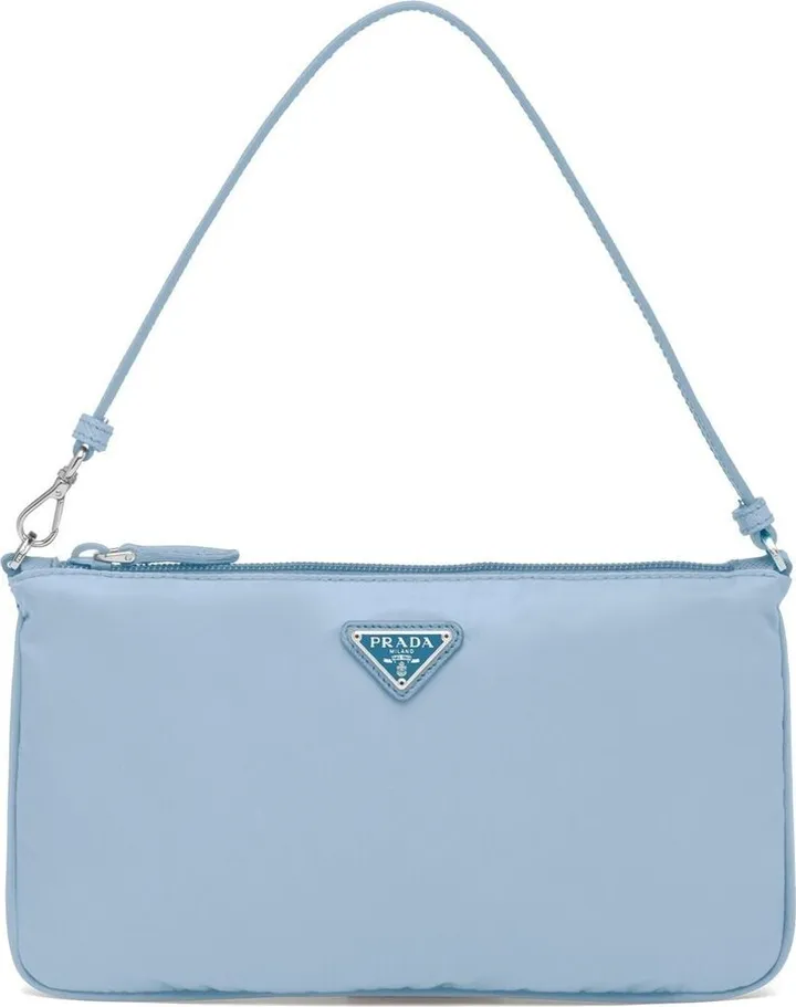 Re-Nylon logo-plaque shoulder bag