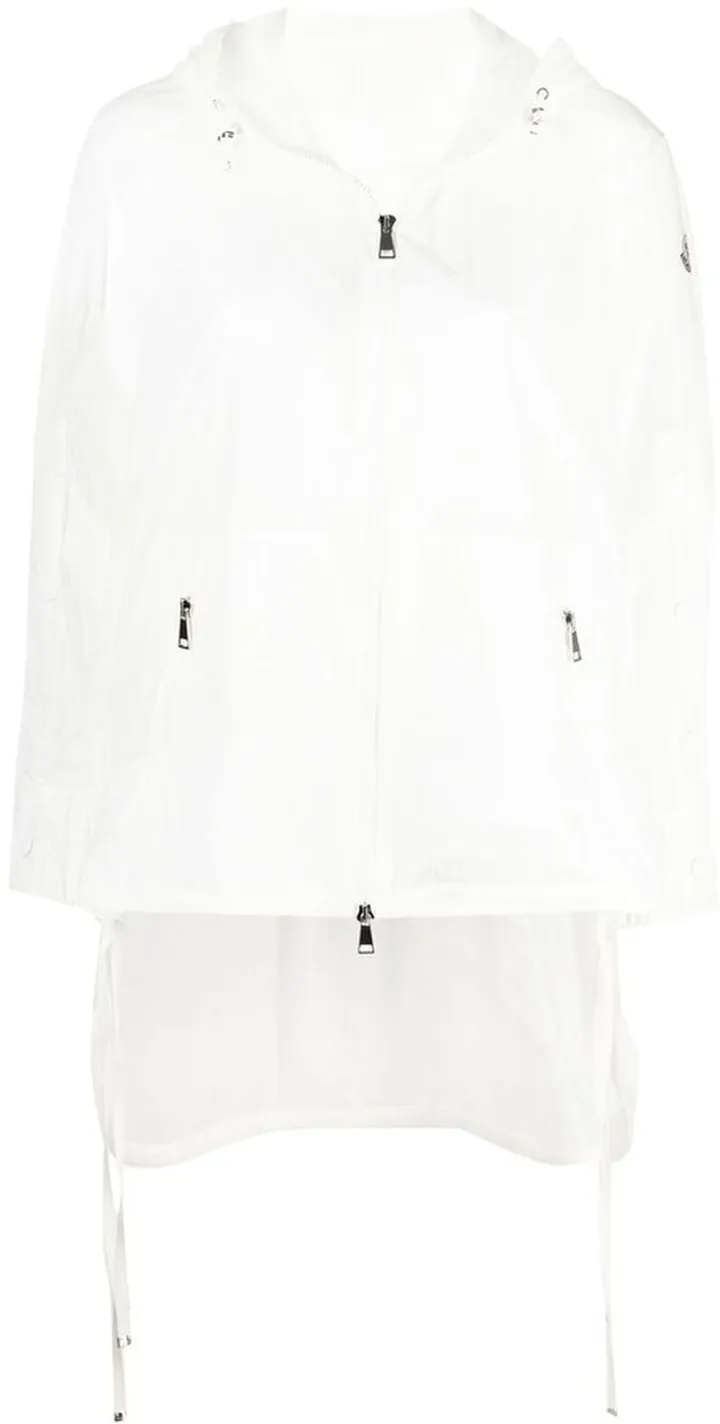 Step-Hem Hooded Jacket