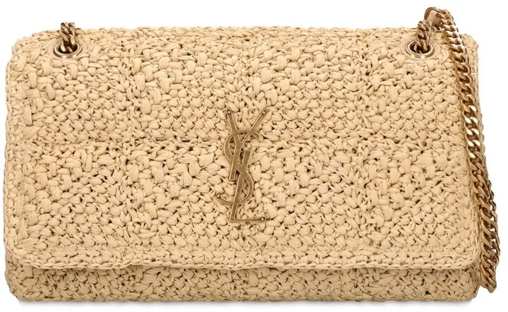 Medium Jamie raffia shoulder bag