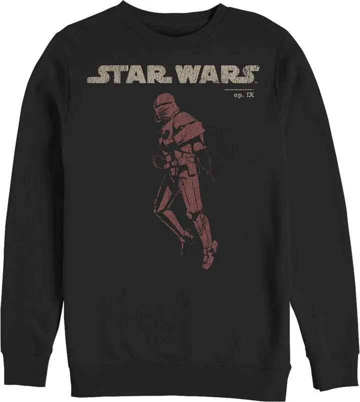 Men's Star Wars: The Rise of Skywalker Retro Sith Trooper Flight Sweatshirt - Black - 3X Large